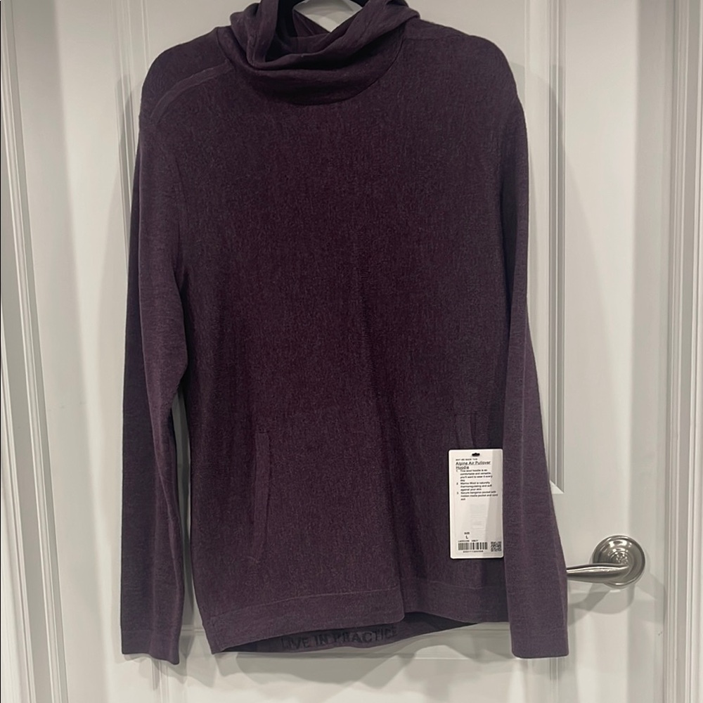 Lululemon Athletica Purple Cowl Turtleneck Sweater